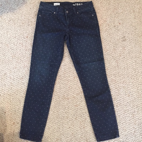 Gap Polka Dotted Always Skinny Jeans