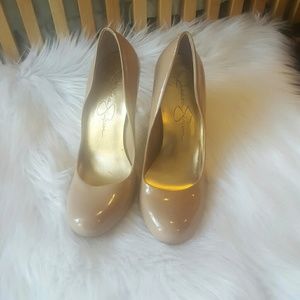 Nude Jessica Simpson Heels Size 9