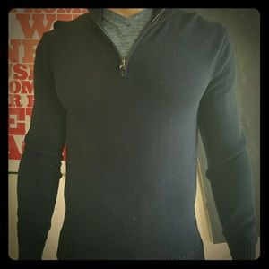 JCrew 1/4 Zip Cotton Sweater