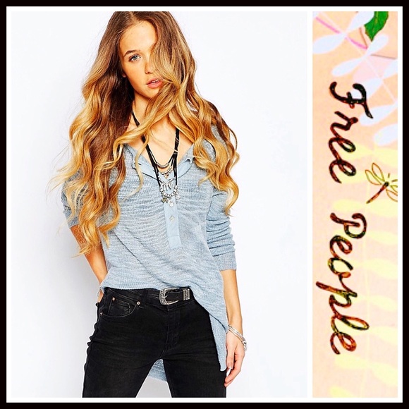 ❗1-HOUR SALE❗FREE PEOPLE TUNIC PULLOVER - Picture 4 of 8