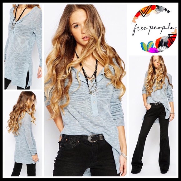 ❗1-HOUR SALE❗FREE PEOPLE TUNIC PULLOVER - Picture 2 of 8
