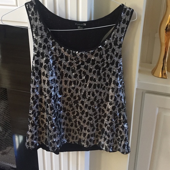 Forever 21 Sequin Top