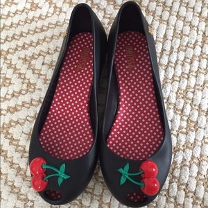 Girls Mini Melissa cherry Shoes