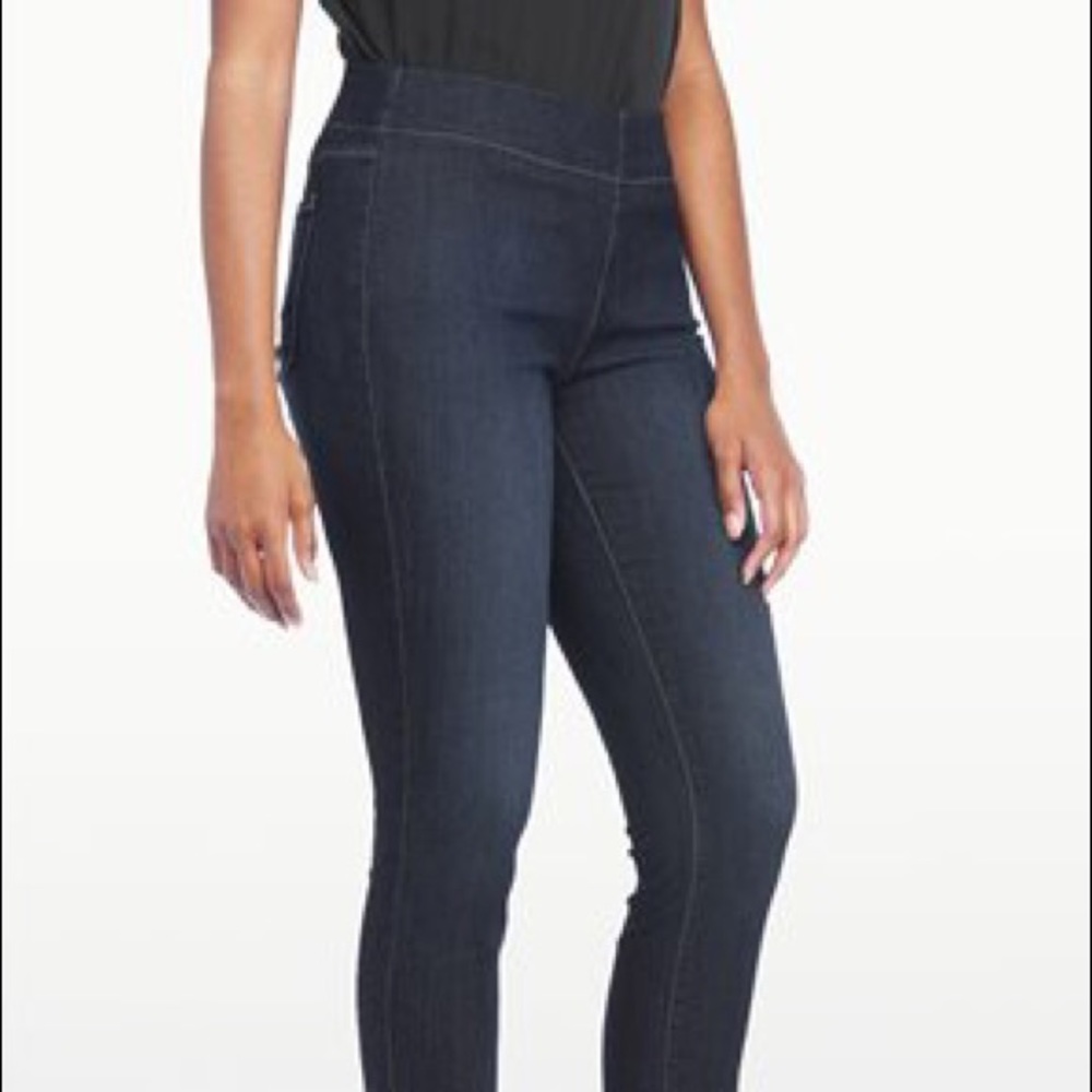 NYDJ Poppy Legging dark jeans size 6