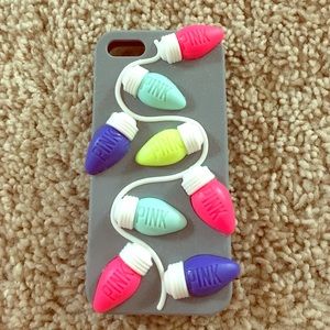 iPhone 5/5S/5C light up PINK phone case.