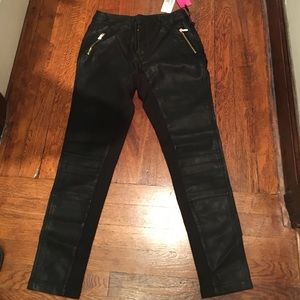 Forever 21 faux leather pants with pockets