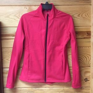 Fleece lined athletic jacket