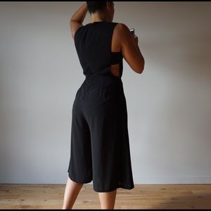J.O.A. Pants - J.O.A. Plunge Jumpsuit J.O.A. Pants - J.O.A. Plunge Jumpsuit