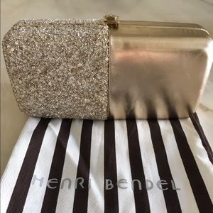 Gold and Glitter Purse by Henri Bendel