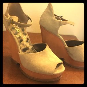 Sam Edelman wedges. Size 7.5.