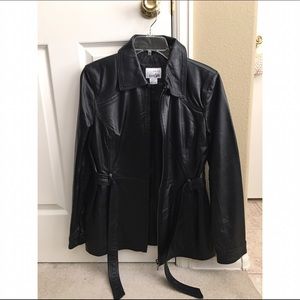 EAST 5TH Black Genuine Leather Jacket