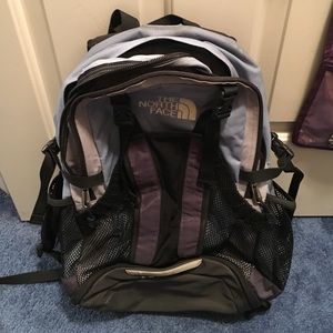Light blue The North Face backpack