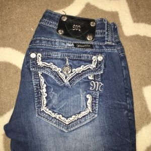 Size 24 Boot cut Miss Me Jeans