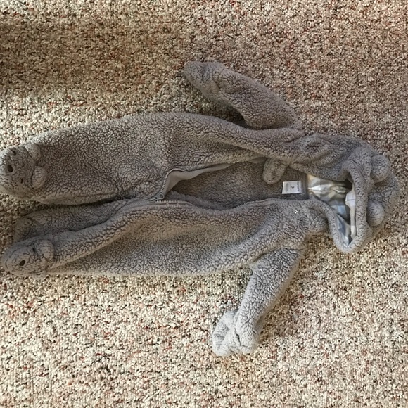 Carters hooded sherpa bunting suit
