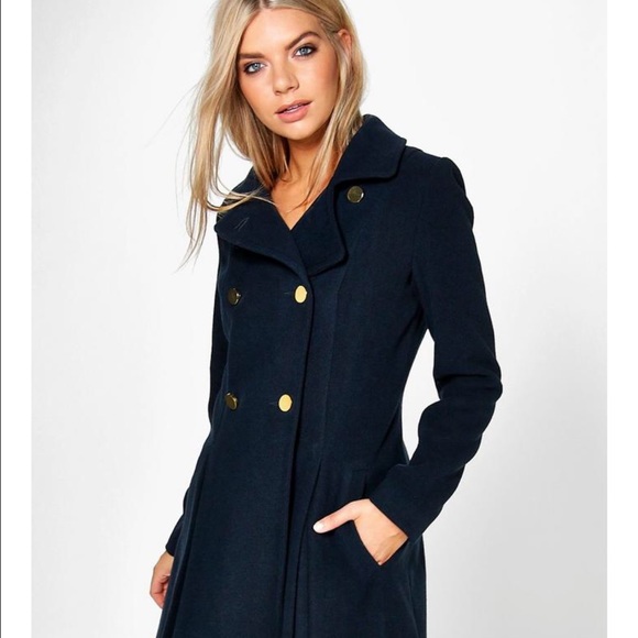 Boohoo Jackets & Blazers - Boohoo Peacoat