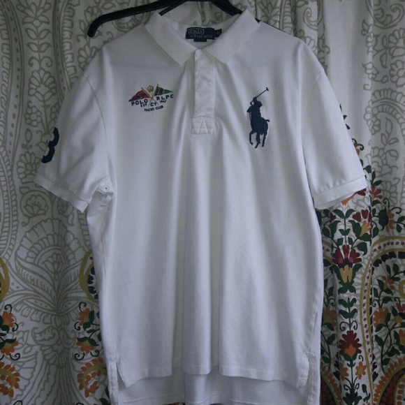 White polo shirt
