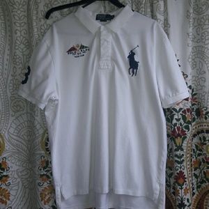 White polo shirt