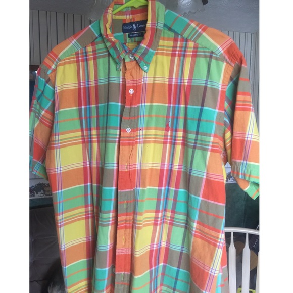 Ralph Lauren Polo Men's Large Short Sleeve Button