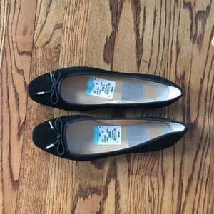 Dolce Vita Black Suede Ballet Flats - Size 12 NWT