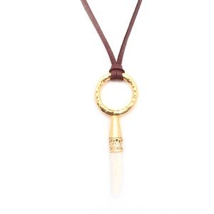 White Drop Necklace.