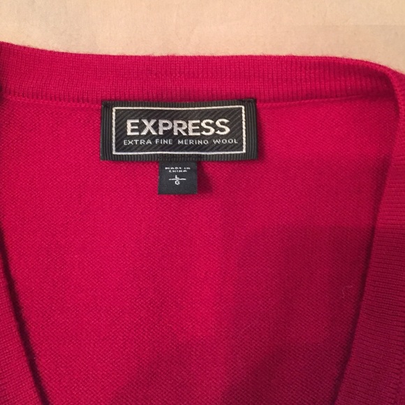 Express Men's Merino Wool Sweater - Picture 2 of 3