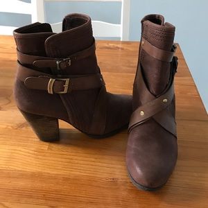 Vince Camino Hailey Leather Brown Boots