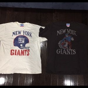 Retro New York giants t shirts