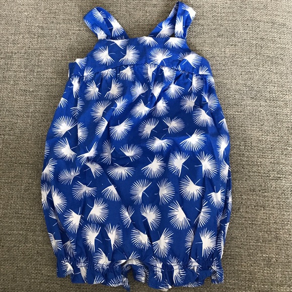 Gap hipster baby romper, blue.  3-6 mo - Picture 1 of 3