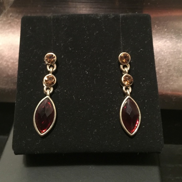 Crystal drop earrings
