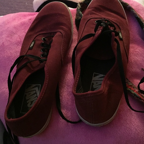Maroon Vans