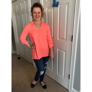 GB Orange Blouse