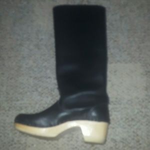 NO.6 designer Black Leather boot. Size 9