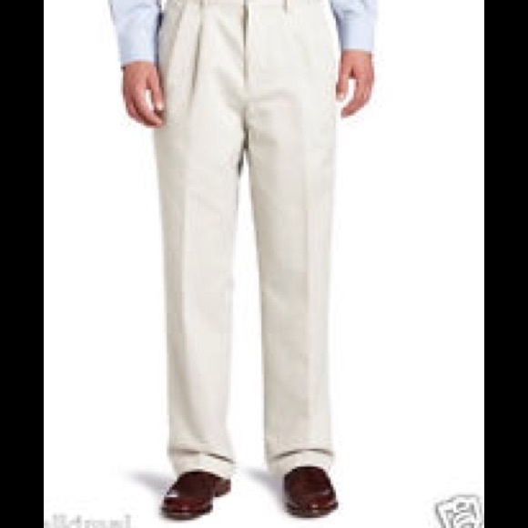 Dockers Men's Never Iron Khaki Pants.