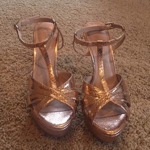 Gold heels-make an offer!