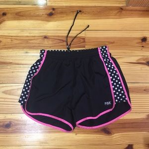 VS pink athletic shorts