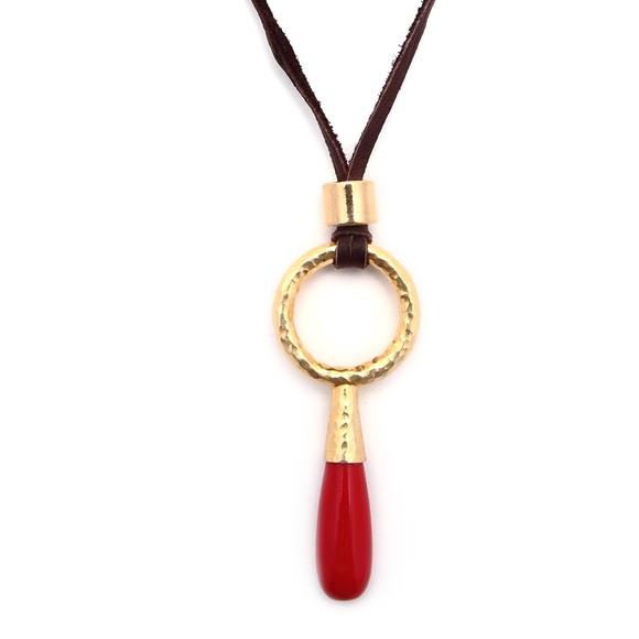 Red Drop Necklace.