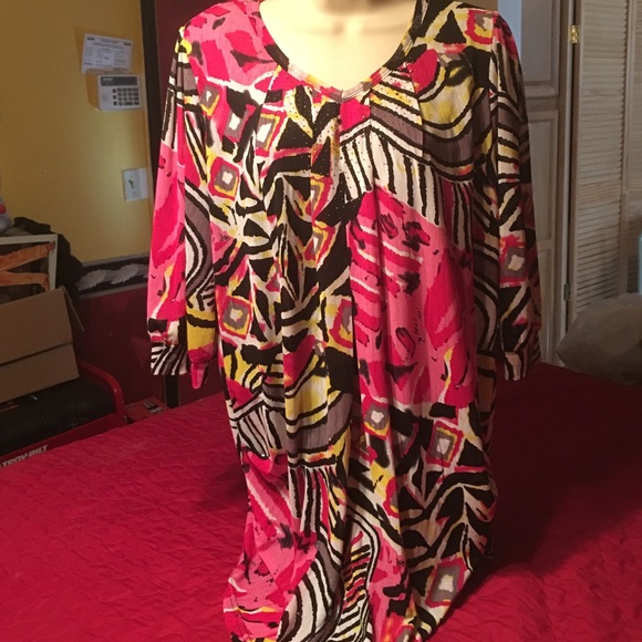 Multi colored tunic