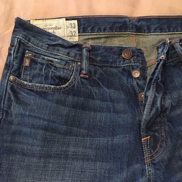 Abercrombie and Fitch Men's Jeans 33x32 - Picture 2 of 4