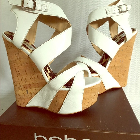 Bebe Platform wedges!