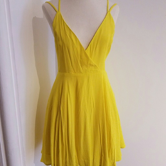 Summer yellow dress