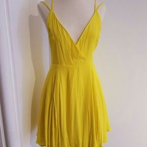 Summer yellow dress