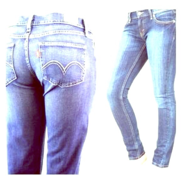 Levi's 524 too superlow skinny jeans 25 x 32🎄☃❤️☄