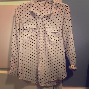 Polka dot blouse