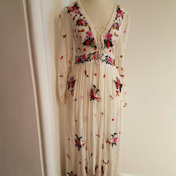 Floor length free people Renaissance dress