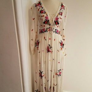 Floor length free people Renaissance dress