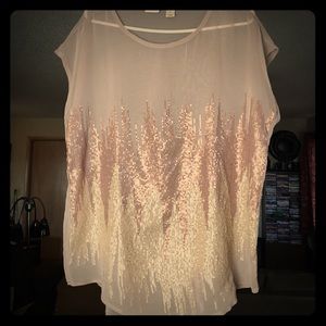 Daytrip Sheer Light Brown Top