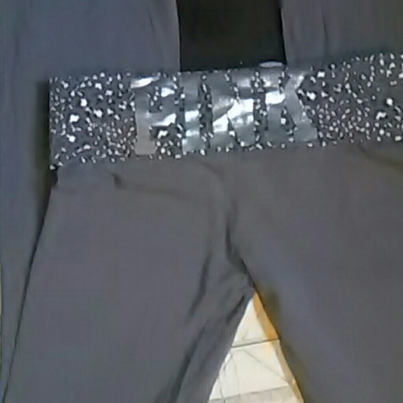 Pink yoga pants, they were a little small for me