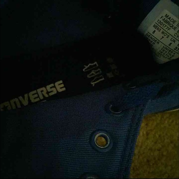 ❌❌SOLD❌❌Blue Converse Chucks Sz 7 in women - Picture 4 of 4