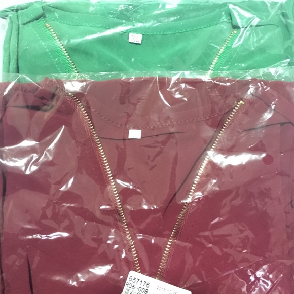 Brand new sheer sexy zip front top - Picture 4 of 5