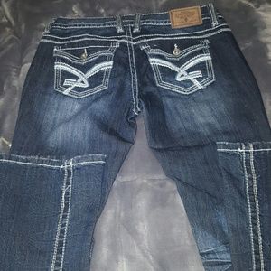 Amethyst straight leg jeans